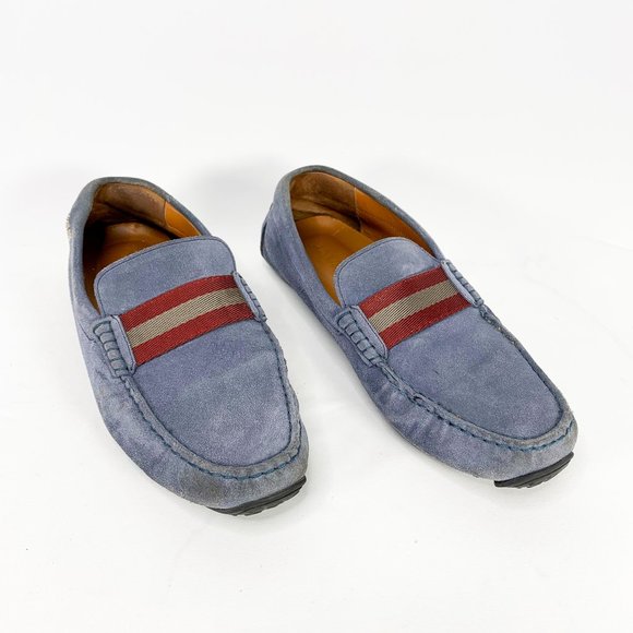 bally pearce suede drivers